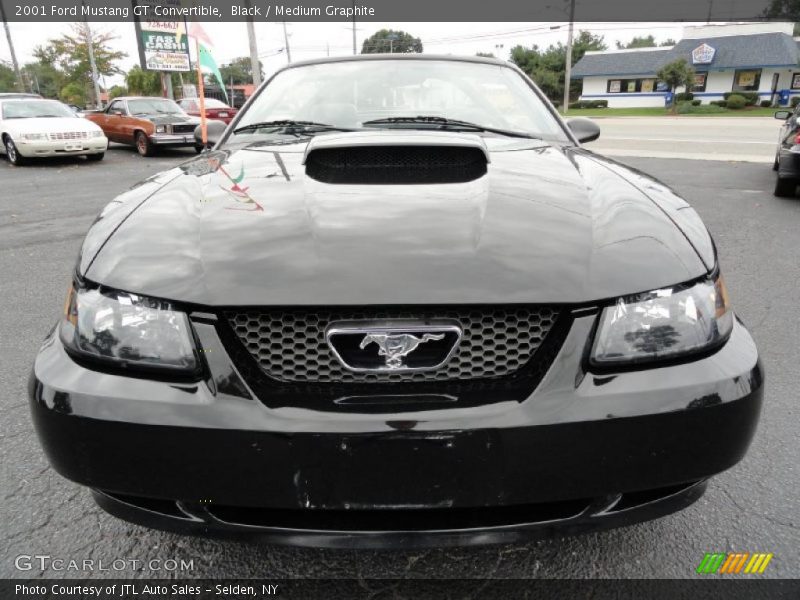 Black / Medium Graphite 2001 Ford Mustang GT Convertible