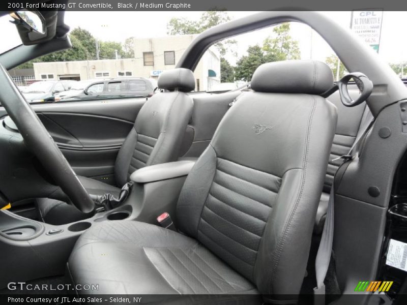 Black / Medium Graphite 2001 Ford Mustang GT Convertible