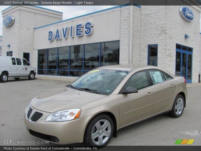 Sedona Beige Metallic / Light Taupe 2007 Pontiac G6 Sedan