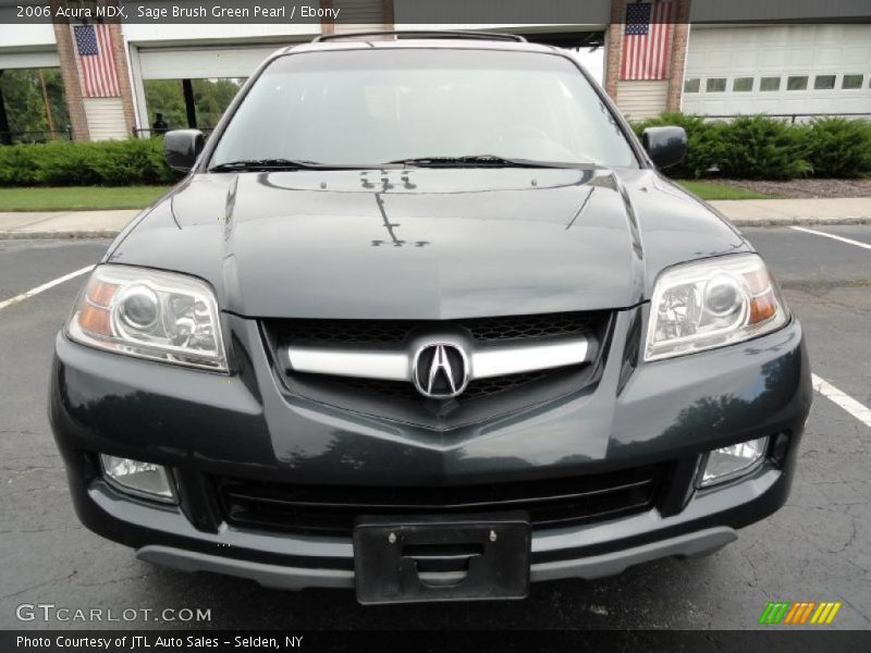Sage Brush Green Pearl / Ebony 2006 Acura MDX
