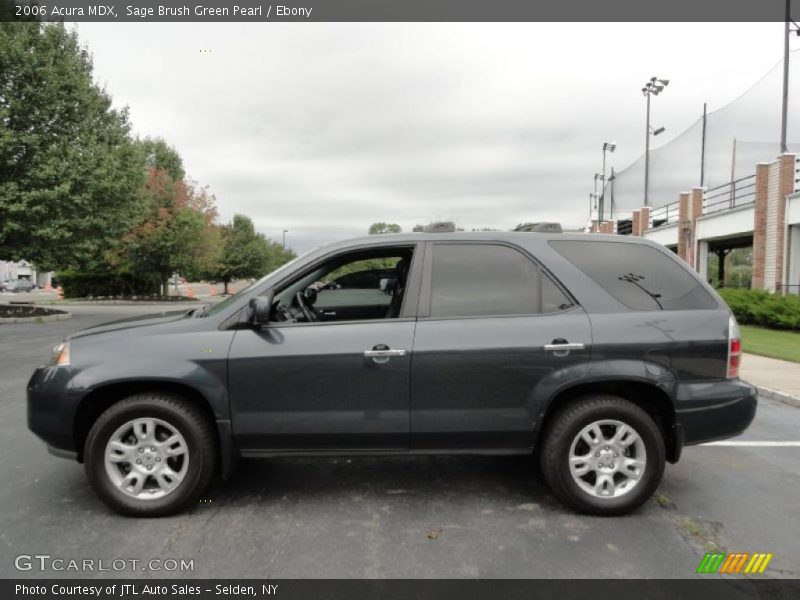 Sage Brush Green Pearl / Ebony 2006 Acura MDX