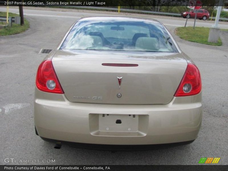 Sedona Beige Metallic / Light Taupe 2007 Pontiac G6 Sedan