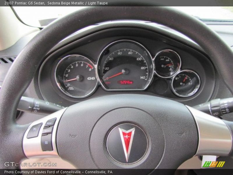 Sedona Beige Metallic / Light Taupe 2007 Pontiac G6 Sedan