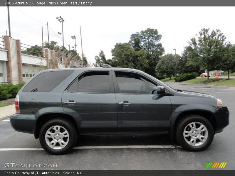 Sage Brush Green Pearl / Ebony 2006 Acura MDX