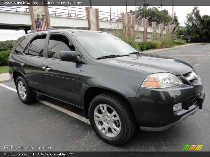 Sage Brush Green Pearl / Ebony 2006 Acura MDX