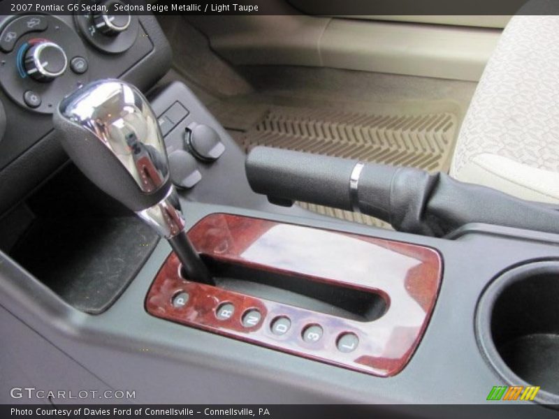 Sedona Beige Metallic / Light Taupe 2007 Pontiac G6 Sedan