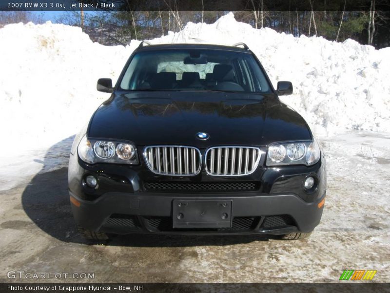 Jet Black / Black 2007 BMW X3 3.0si