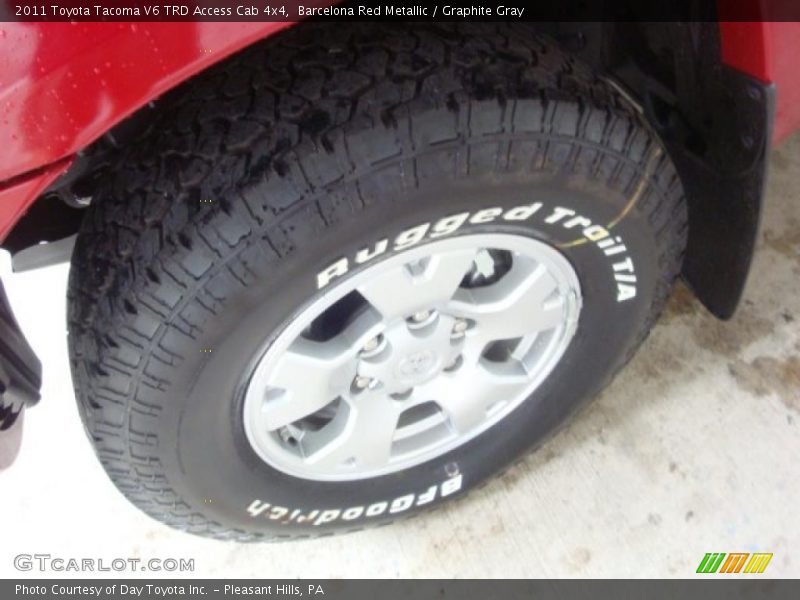 Barcelona Red Metallic / Graphite Gray 2011 Toyota Tacoma V6 TRD Access Cab 4x4