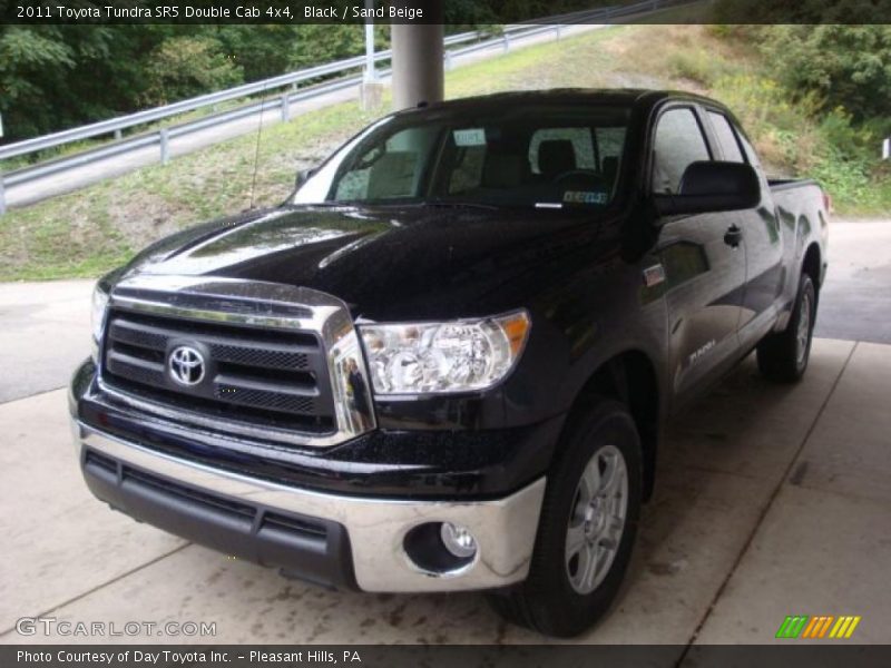Black / Sand Beige 2011 Toyota Tundra SR5 Double Cab 4x4