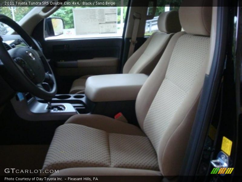 Black / Sand Beige 2011 Toyota Tundra SR5 Double Cab 4x4