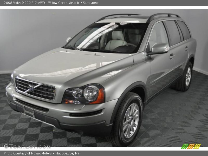 Willow Green Metallic / Sandstone 2008 Volvo XC90 3.2 AWD