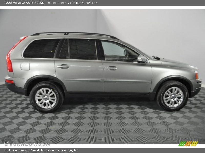 Willow Green Metallic / Sandstone 2008 Volvo XC90 3.2 AWD