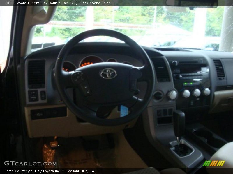 Black / Sand Beige 2011 Toyota Tundra SR5 Double Cab 4x4