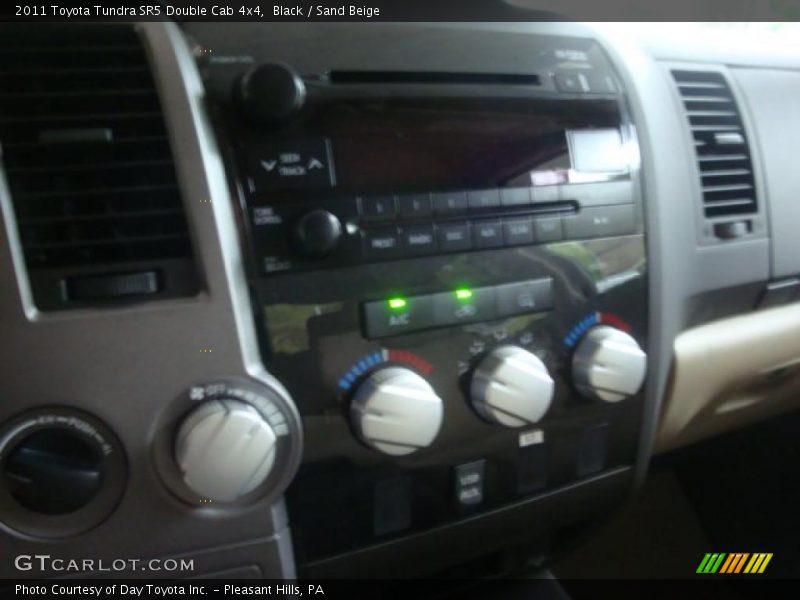 Black / Sand Beige 2011 Toyota Tundra SR5 Double Cab 4x4