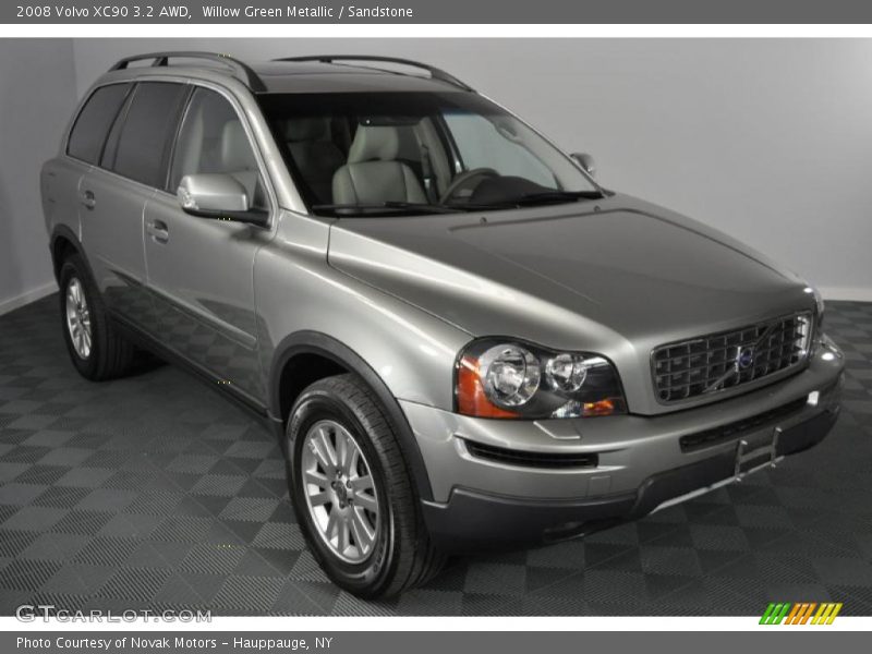 Willow Green Metallic / Sandstone 2008 Volvo XC90 3.2 AWD