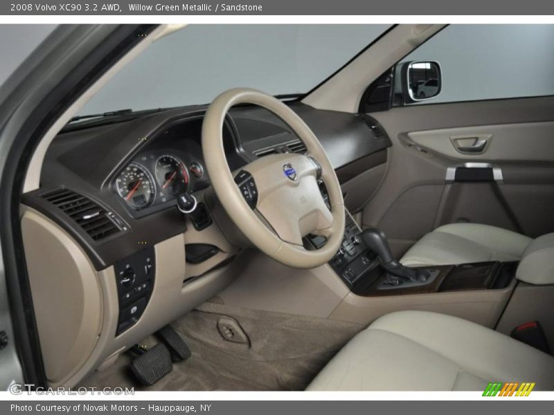 Willow Green Metallic / Sandstone 2008 Volvo XC90 3.2 AWD