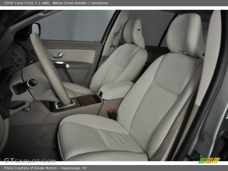 Willow Green Metallic / Sandstone 2008 Volvo XC90 3.2 AWD
