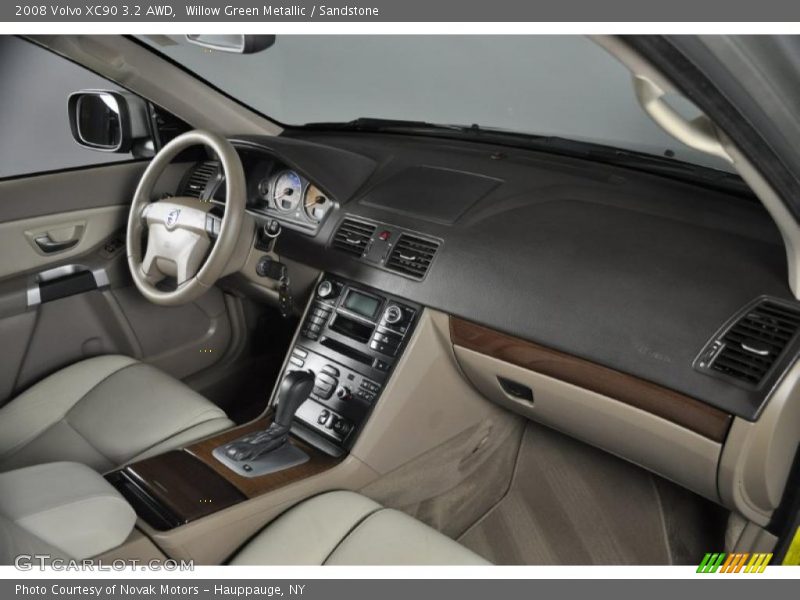 Willow Green Metallic / Sandstone 2008 Volvo XC90 3.2 AWD