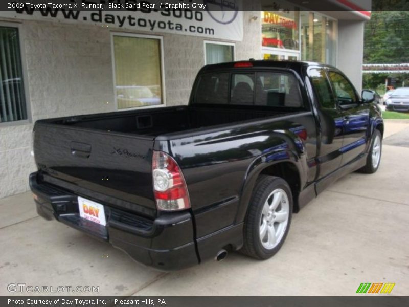 Black Sand Pearl / Graphite Gray 2009 Toyota Tacoma X-Runner