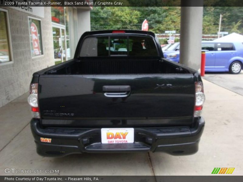 Black Sand Pearl / Graphite Gray 2009 Toyota Tacoma X-Runner