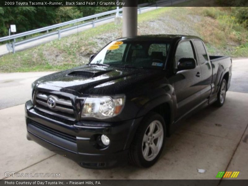 Black Sand Pearl / Graphite Gray 2009 Toyota Tacoma X-Runner