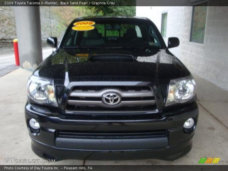 Black Sand Pearl / Graphite Gray 2009 Toyota Tacoma X-Runner