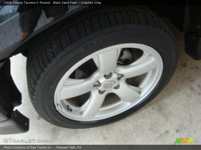Black Sand Pearl / Graphite Gray 2009 Toyota Tacoma X-Runner