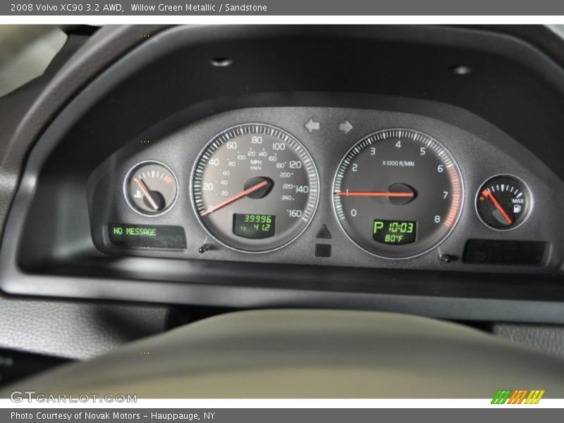 Willow Green Metallic / Sandstone 2008 Volvo XC90 3.2 AWD