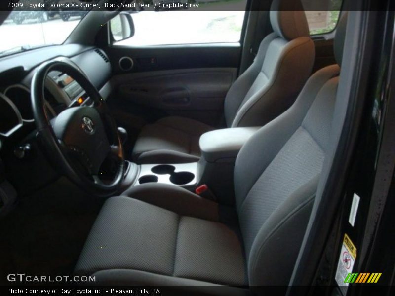 Black Sand Pearl / Graphite Gray 2009 Toyota Tacoma X-Runner