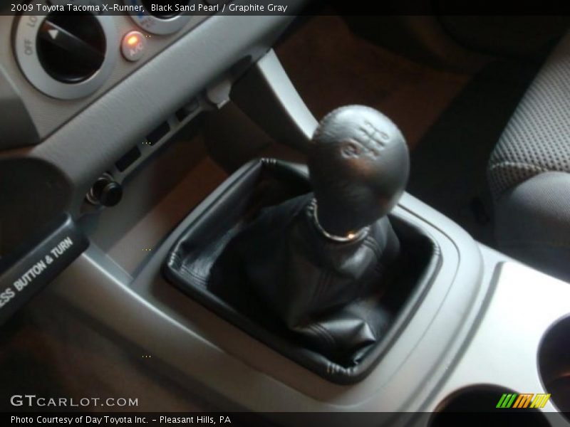 Black Sand Pearl / Graphite Gray 2009 Toyota Tacoma X-Runner
