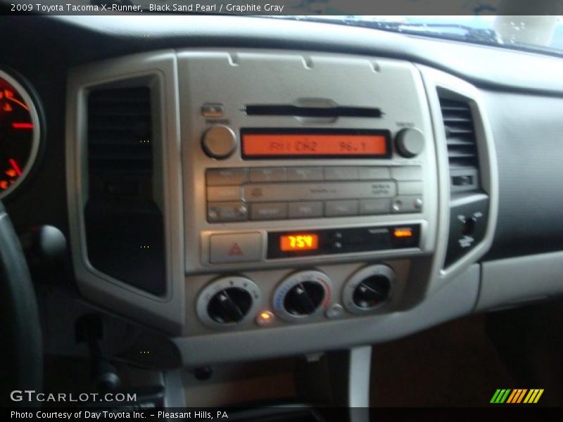 Black Sand Pearl / Graphite Gray 2009 Toyota Tacoma X-Runner