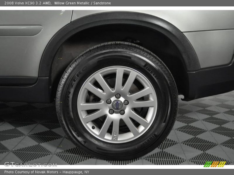 Willow Green Metallic / Sandstone 2008 Volvo XC90 3.2 AWD