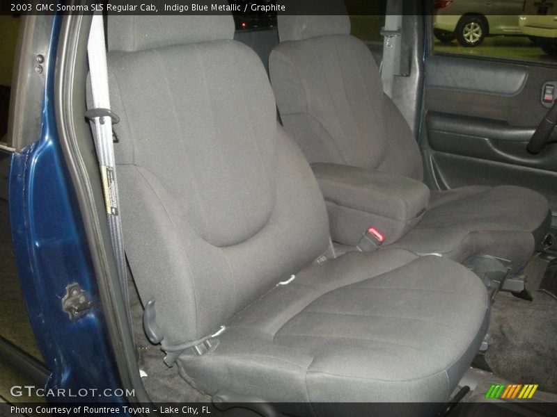 Indigo Blue Metallic / Graphite 2003 GMC Sonoma SLS Regular Cab