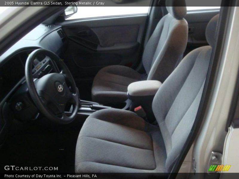 Sterling Metallic / Gray 2005 Hyundai Elantra GLS Sedan