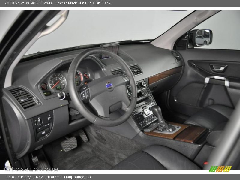 Ember Black Metallic / Off Black 2008 Volvo XC90 3.2 AWD