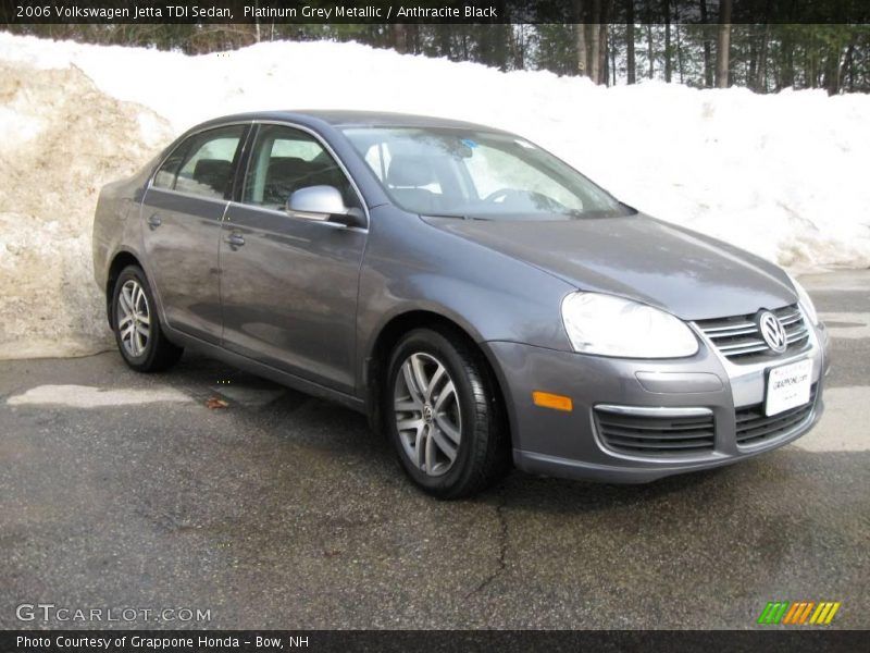 Platinum Grey Metallic / Anthracite Black 2006 Volkswagen Jetta TDI Sedan
