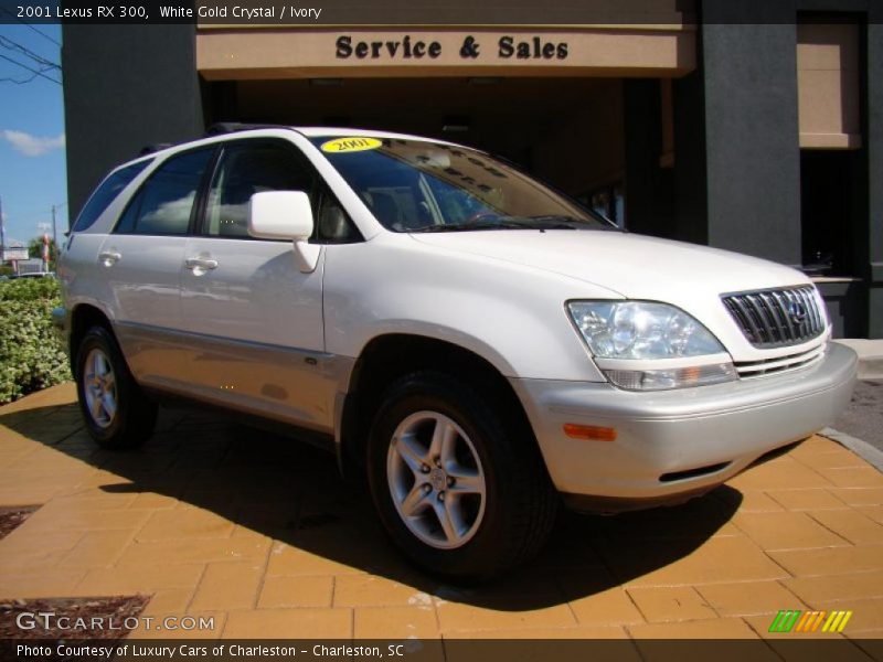 White Gold Crystal / Ivory 2001 Lexus RX 300