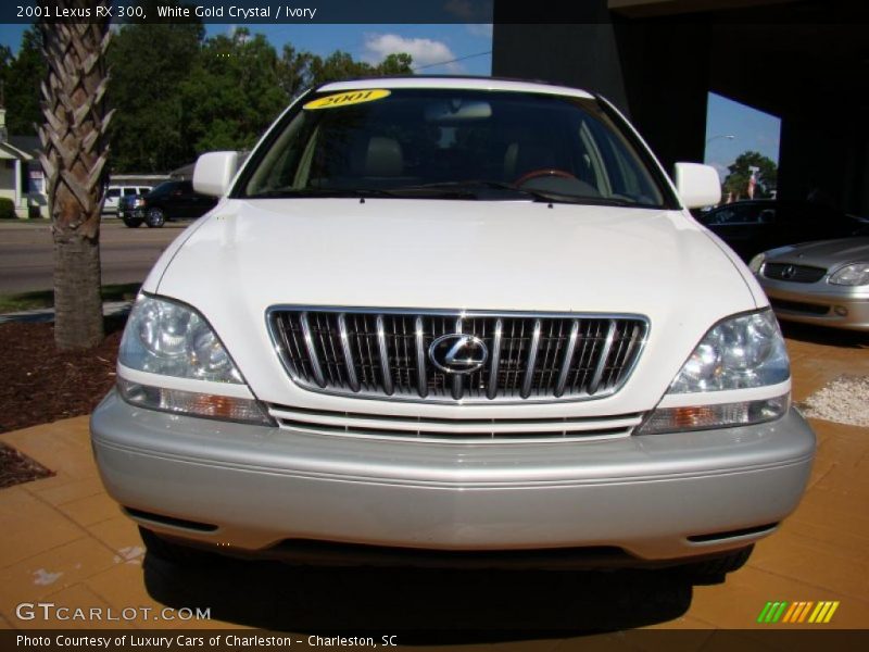 White Gold Crystal / Ivory 2001 Lexus RX 300
