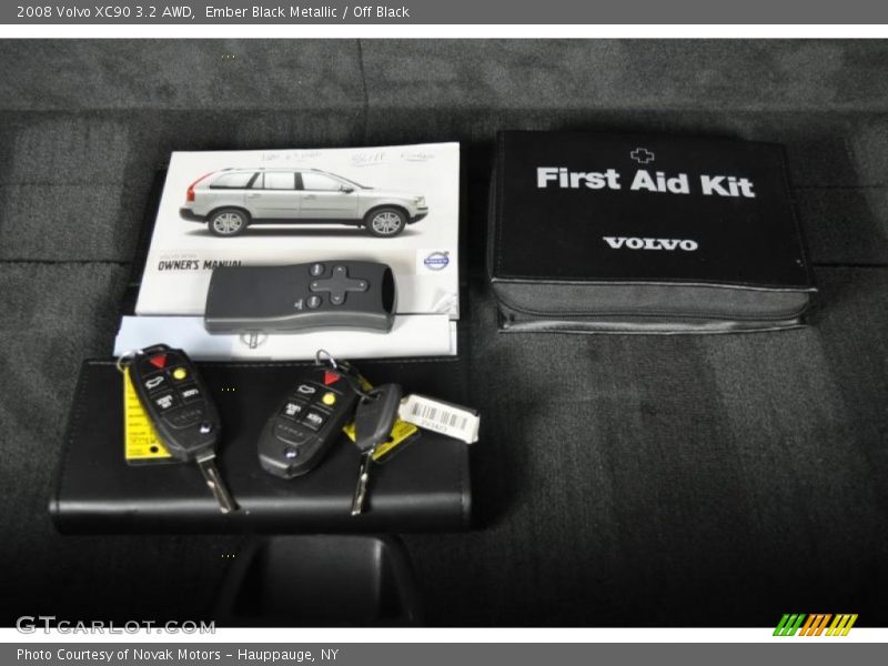 Ember Black Metallic / Off Black 2008 Volvo XC90 3.2 AWD