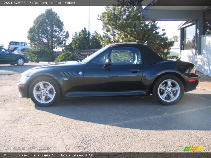 Jet Black / Black 2001 BMW Z3 2.5i Roadster