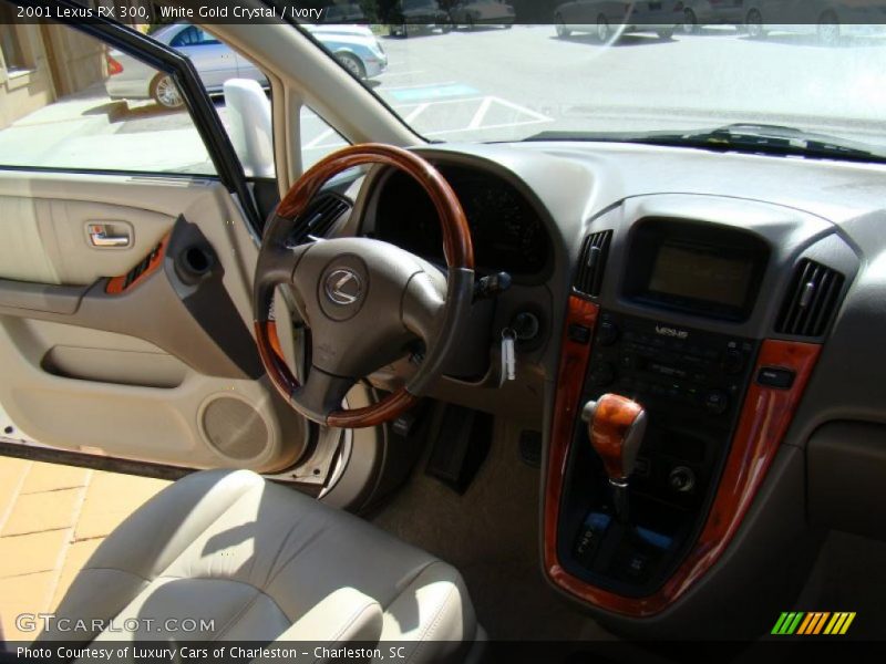 White Gold Crystal / Ivory 2001 Lexus RX 300