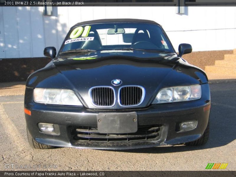 Jet Black / Black 2001 BMW Z3 2.5i Roadster