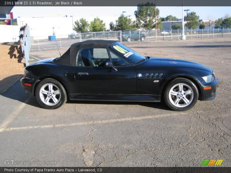 Jet Black / Black 2001 BMW Z3 2.5i Roadster