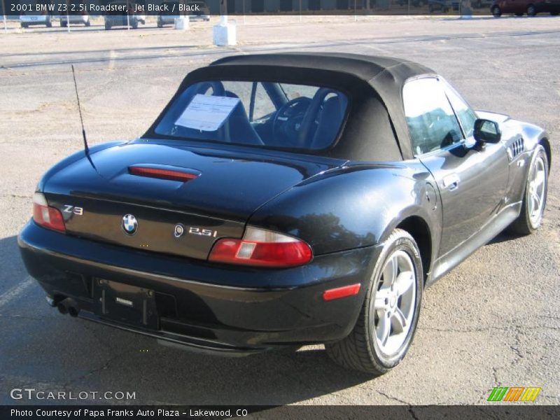 Jet Black / Black 2001 BMW Z3 2.5i Roadster