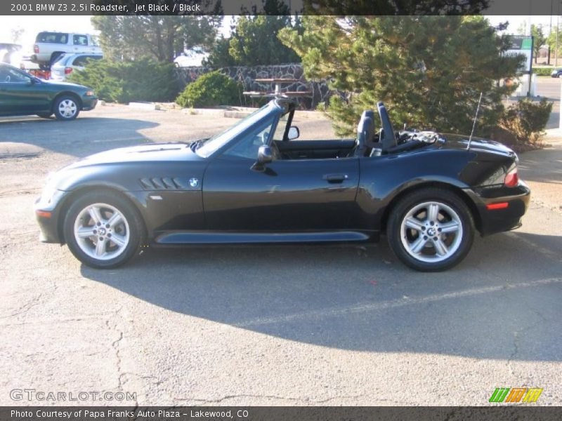 Jet Black / Black 2001 BMW Z3 2.5i Roadster