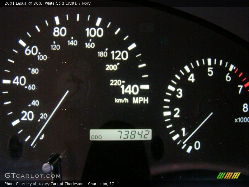 White Gold Crystal / Ivory 2001 Lexus RX 300