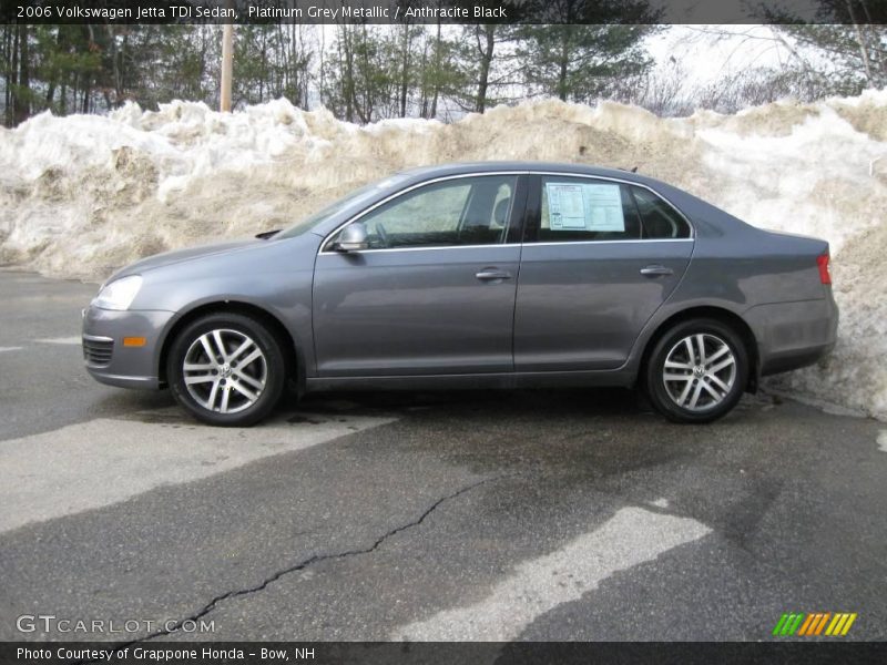 Platinum Grey Metallic / Anthracite Black 2006 Volkswagen Jetta TDI Sedan