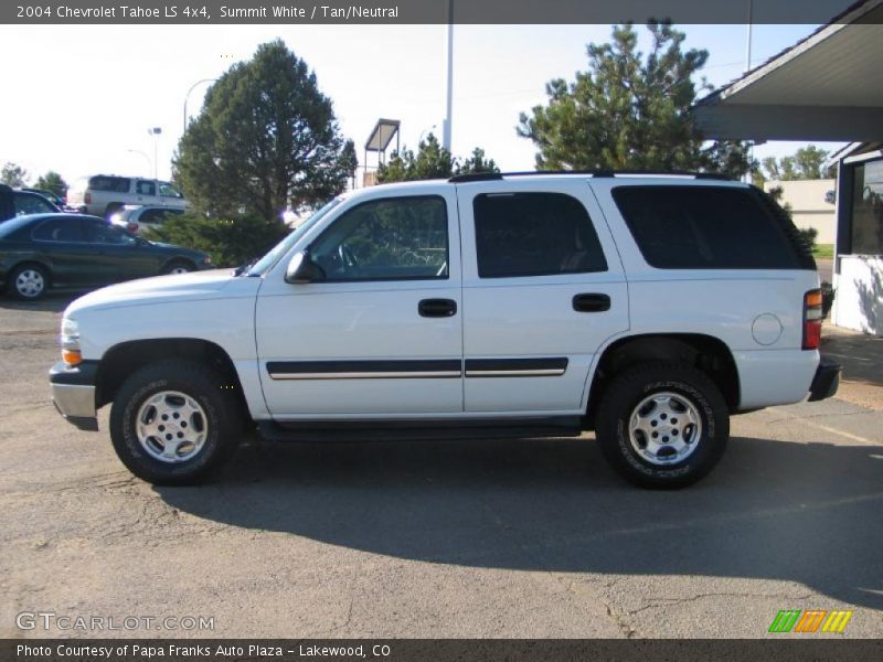 Summit White / Tan/Neutral 2004 Chevrolet Tahoe LS 4x4