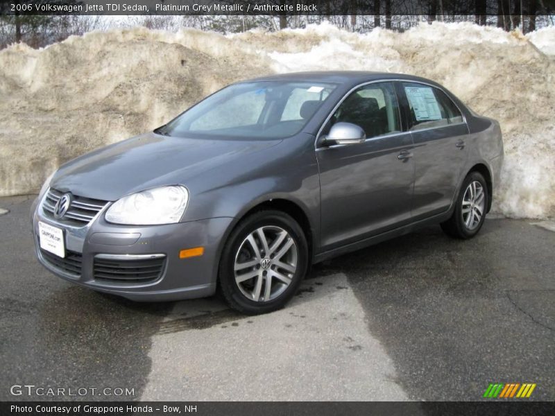 Platinum Grey Metallic / Anthracite Black 2006 Volkswagen Jetta TDI Sedan
