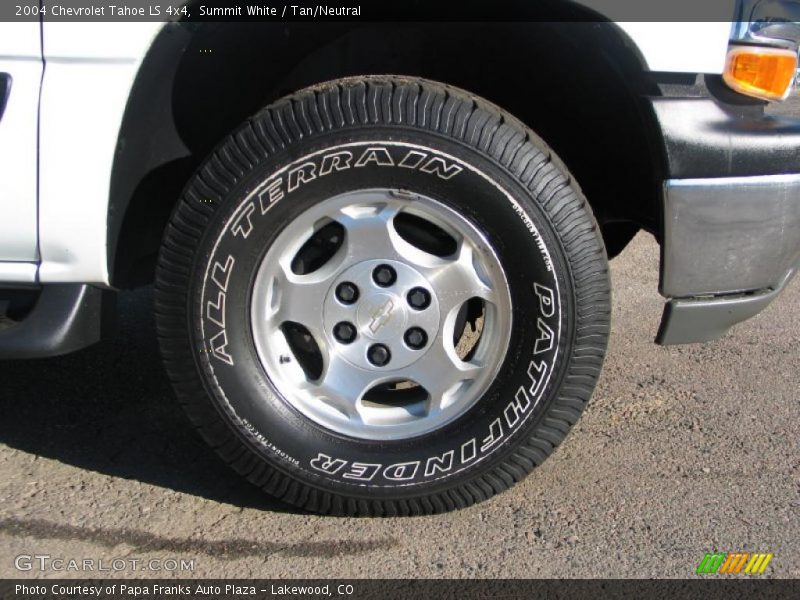 Summit White / Tan/Neutral 2004 Chevrolet Tahoe LS 4x4